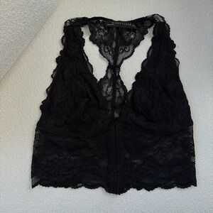 NWOT Signature8 Black Lace Bralette, Size Small